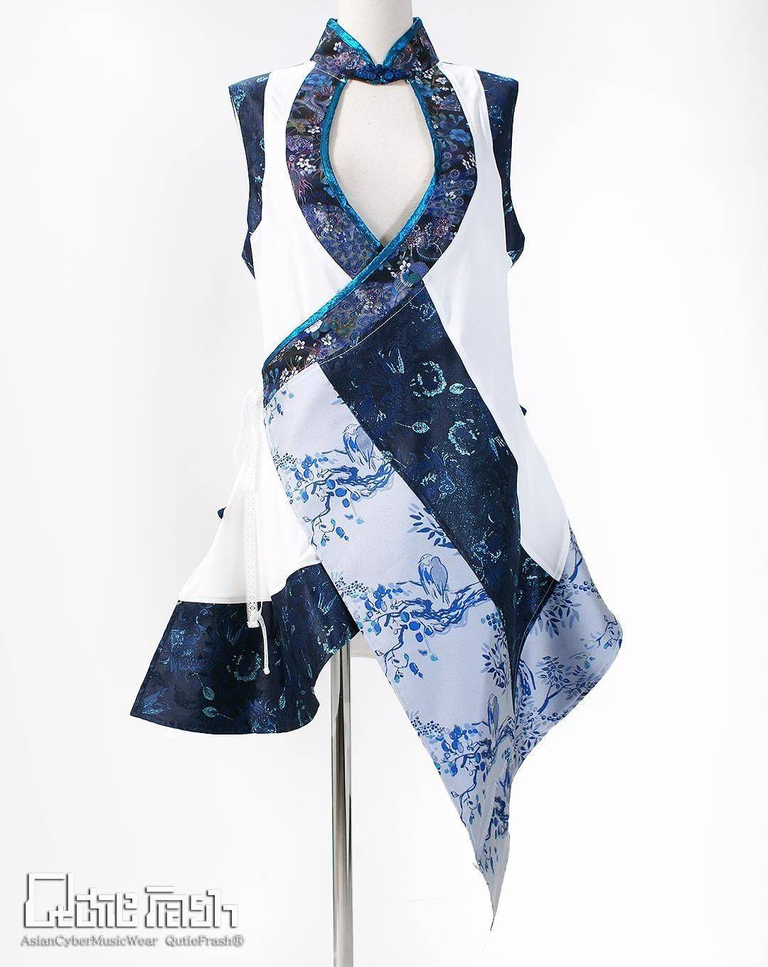 QutieFrash/キューティーフラッシュ 9891-OP 胸開きチャイナチュニック