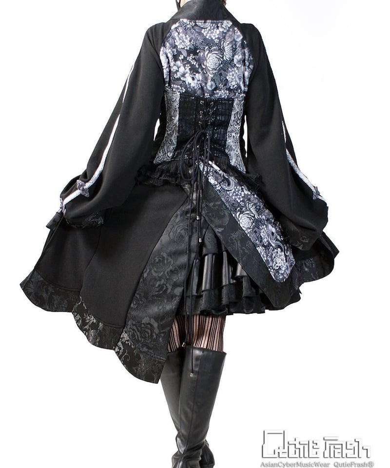 お値下げQutieFlash キューティーフラッシュ オフショル着物カーデ QutieFrash/キューティーフラッシュ 9896-CD チャイナオフショル着物