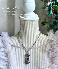 KARANSA/カランサ　KN-570 《シャトーキャンドル・蛍石＆水晶》  天然石ネックレス2way
