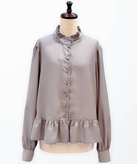 Perla nell' ostrica　【Lsize】Thetis Blouse（Gray）