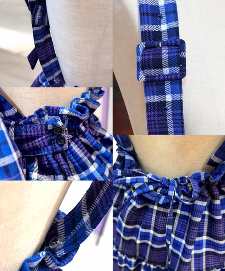 Perla nell' ostrica　125045-4   Clio Skirt 　 ーChecked Ver.ー   （Red）