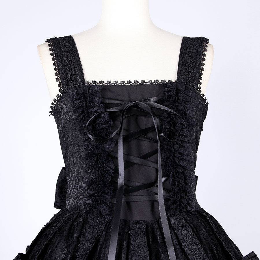 h.NAOTO/エイチ・ナオト Medium long Rose Bird Cage Dres