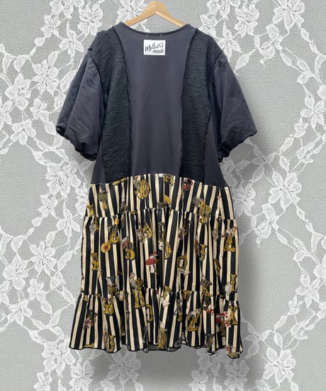 Mother's made/マザーズメイド　Perla nell'ostricaコラボワンピース(Black)