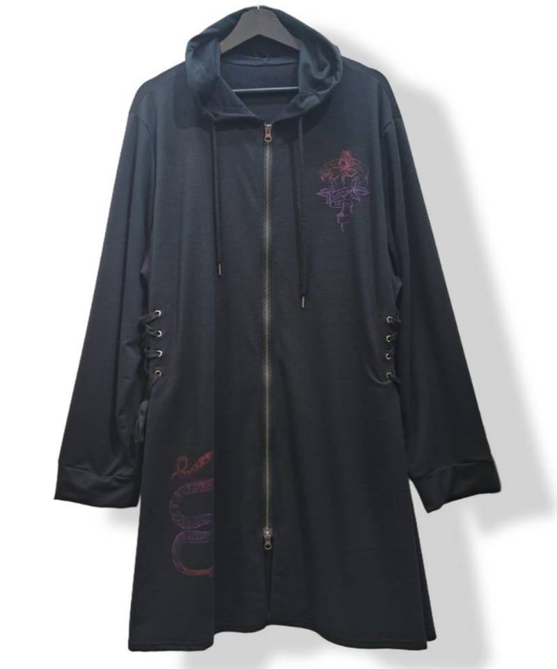 ★h.naoto Blood★レース編み上げパーカー★エイチナオト★KERA★ ☆h.naoto Blood☆レース編み上げパーカー☆エイチナオト☆KERA☆