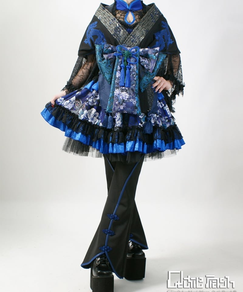 Qutie Frash ホルターワンピース QutieFrash/キューティーフラッシュ 9858-OP 和柄ホルターワンピ | Arco