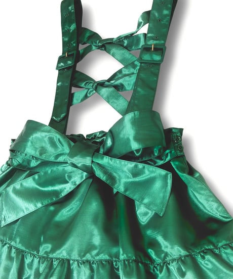 Perla nell' ostrica　125045-3   Clio Skirt 　 ーShantungVer.ー   （Green）