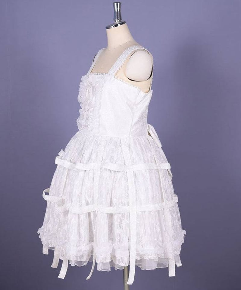 h.Naoto 鳥籠ワンピース Bird Cage Dress h.NAOTO/エイチ・ナオト Rose