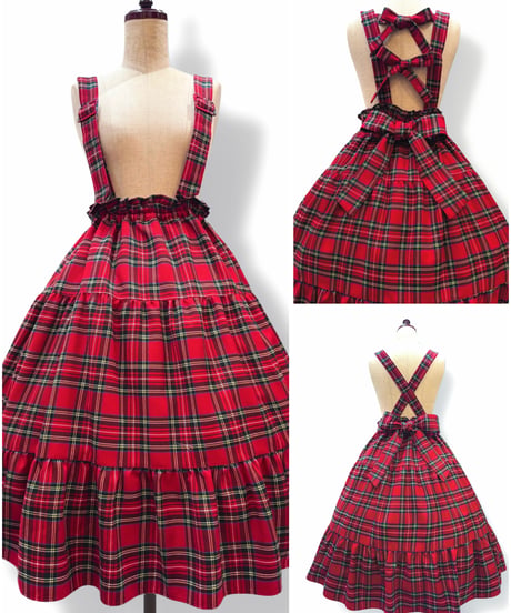 Perla nell' ostrica　125045-4   Clio Skirt 　 ーChecked Ver.ー   （Blue）