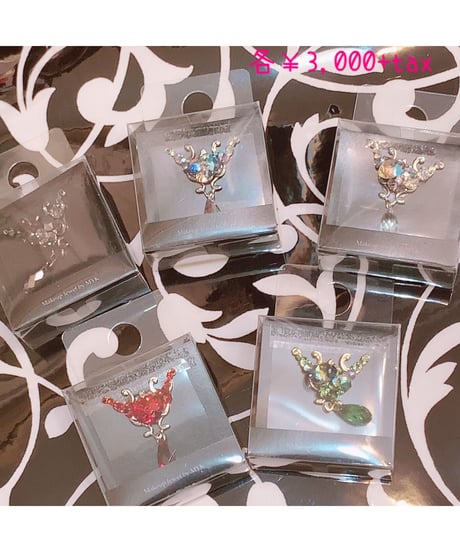 MYK WORK/実柚季　MM-010　Jewel drop bindi (エリナイト/G)