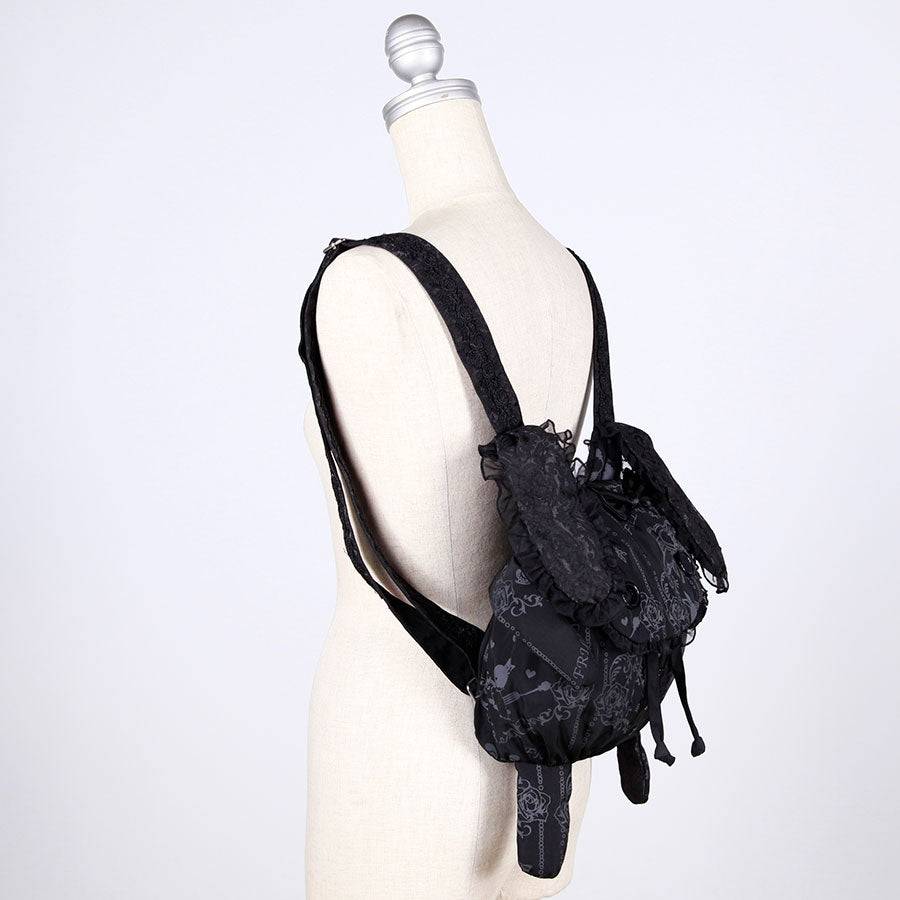 h.NAOTO/エイチ・ナオト Lovely Bunny Frill Backpack / B