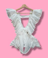 mother's made/マザーズメイド　603306 シフォンビスチェ(白)