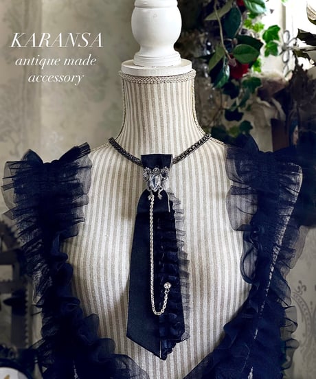 KARANSA/カランサ　KN-556《竜騎士・ショートタイ・水晶B》天然水晶