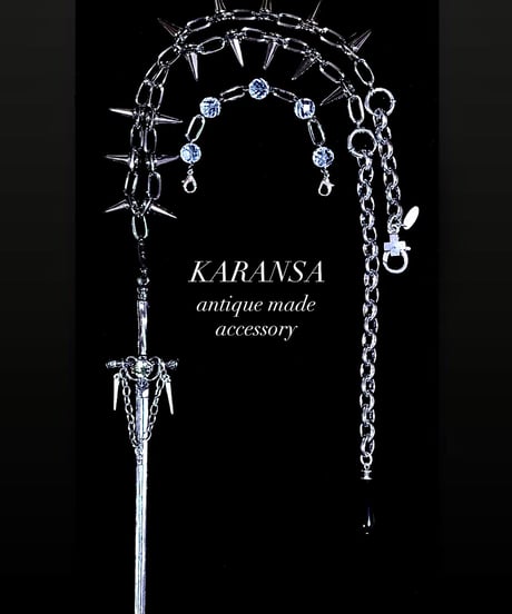 KARANSA/カランサ　KN-569 《ジハードの剣・水晶》 天然石ネックレス3way