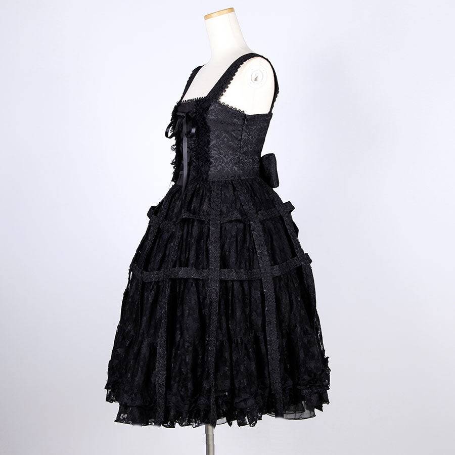 h.NAOTO/エイチ・ナオト Medium long Rose Bird Cage Dres