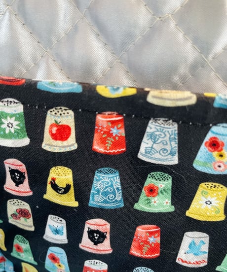 neko koma/ネココマ　ロゼット付がま口Bag