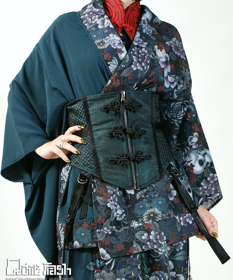 値下げ　キューティーフラッシュ　帯コルセット キューティーフラッシュ リボン帯コルセット ファスナー スナップ