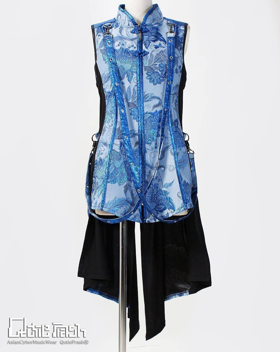 QutieFrash/キューティーフラッシュ9918-BT 後ろロングチャイナベスト