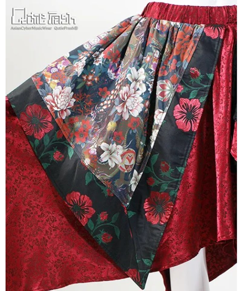 QutieFrash/キューティーフラッシュ 2004-SK 和柄アシメスカート | Arco