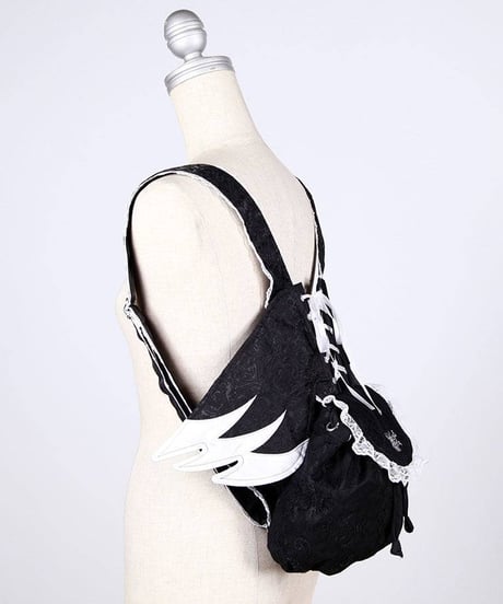 h.NAOTO/エイチ・ナオト　Classical Angel Wing Backpack / BK-WH
