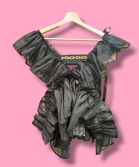 mother's made/マザーズメイド　603306 シフォンビスチェ(黒)