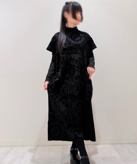 4298 SHIZUKA KOMURO モザンビークフロッキー バックオープンワンピース [561-510042]