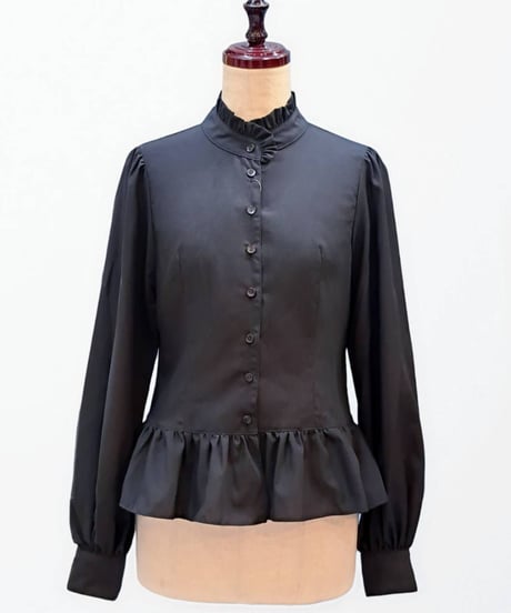 Perla nell' ostrica　【Msize】Thetis Blouse（Black）