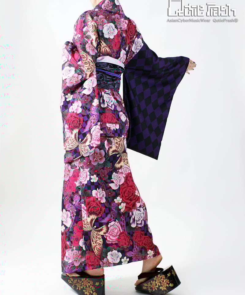 お値下げQutieFlash キューティーフラッシュ浴衣3点セットライトパープル お値下げQutieFlash キューティーフラッシュ浴衣3点セット