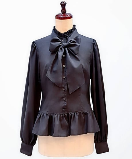 Perla nell' ostrica　【Msize】Thetis Blouse（Black）