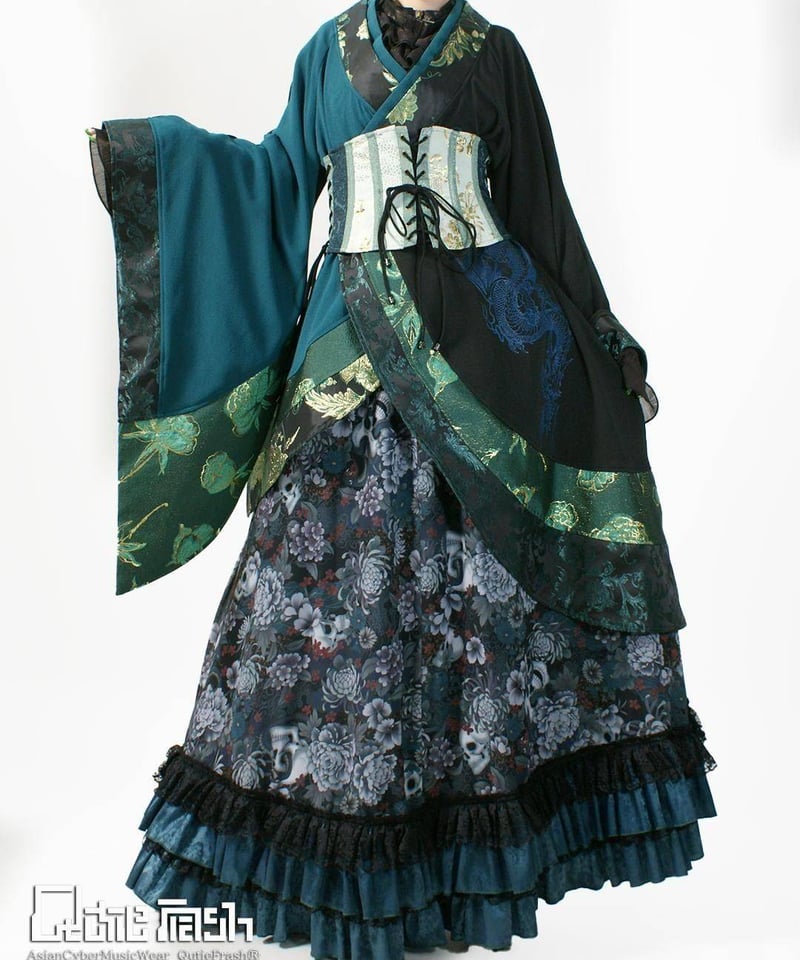 QutieFrash/キューティーフラッシュ 9912-CD アシメ着物カーデ | Arcob