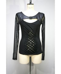 PRESENCE！/プレゼンス　261A124C　前ヨークにバックルが付いたTシャツ