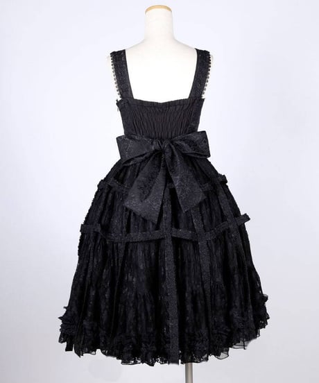 h.NAOTO/エイチ・ナオト　Medium long Rose Bird Cage Dress