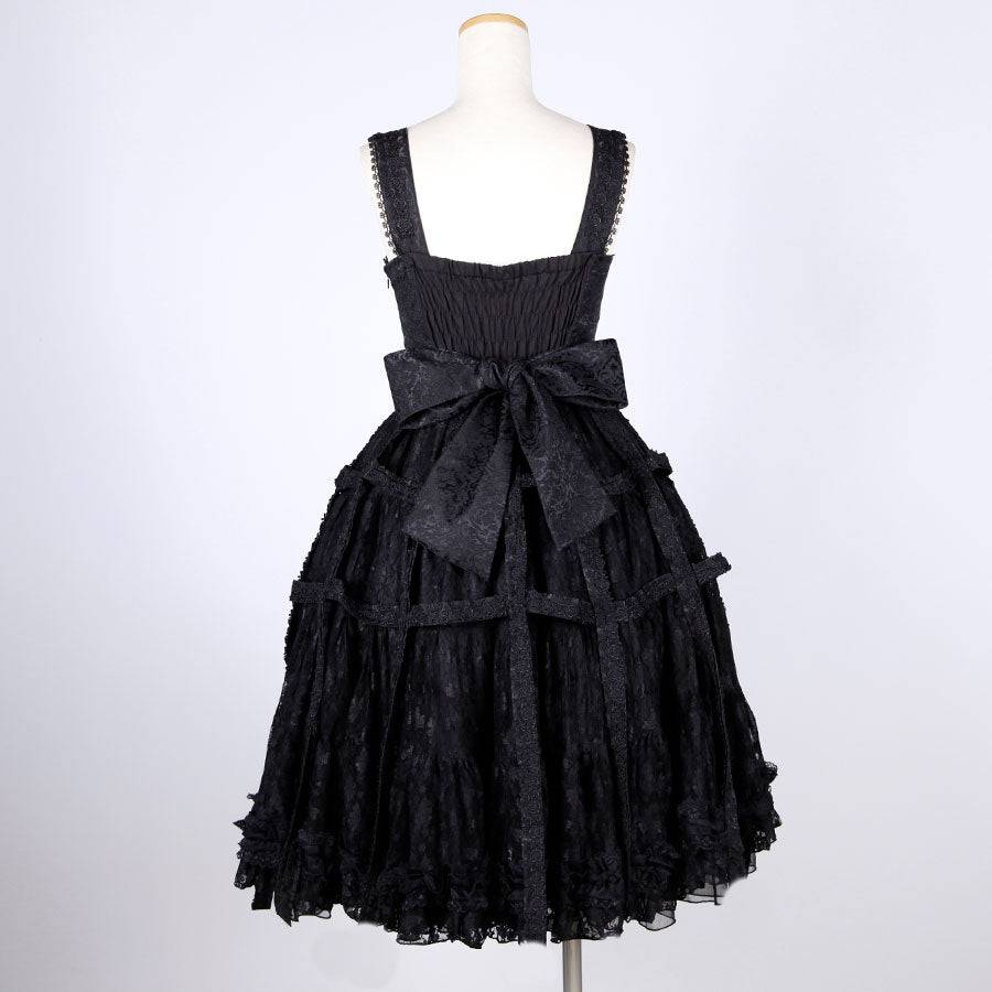 h.NAOTO/エイチ・ナオト Medium long Rose Bird Cage Dres