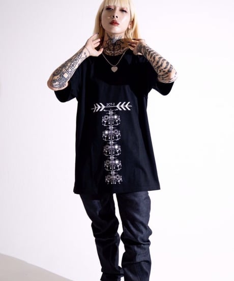 D/3/ディースリー　2ct2ペルソナ　ポール　ビッグTシャツ