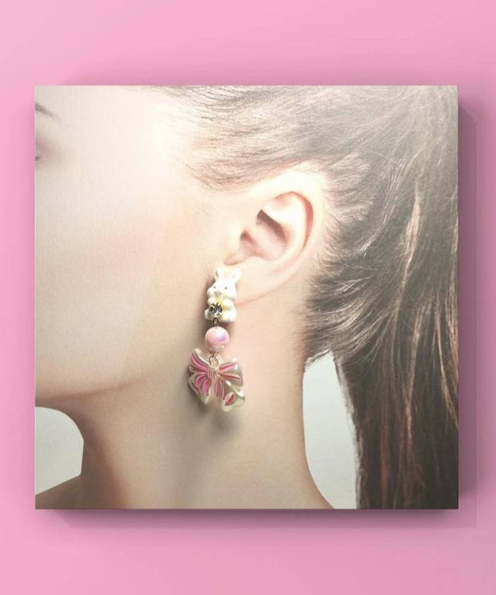 mignardises/ミニャルディーズ うさちゃんピアス（m102） | Arcobalen