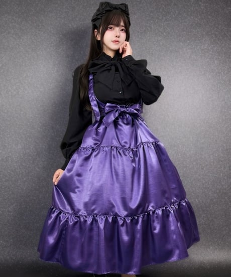 Perla nell' ostrica　125045-3   Clio Skirt 　 ーShantungVer.ー   （Purple）