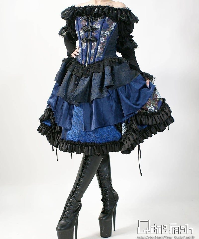 QutieFrash/キューティーフラッシュ 9932-SK 和柄パニエスカート | Arco