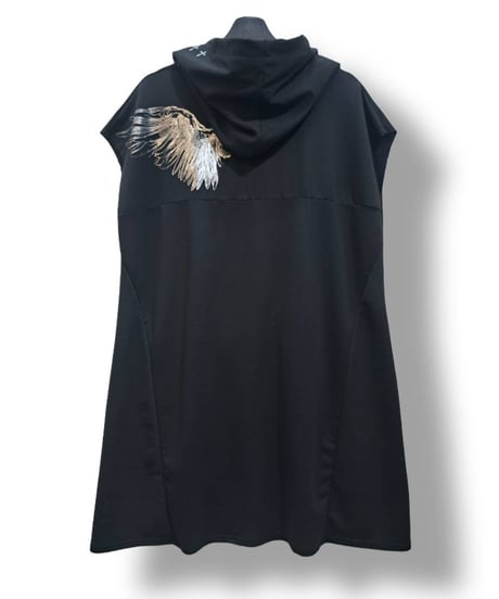 h.NAOTO/エイチ・ナオト　High-Neck Sleeveless Long Pullover