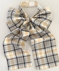 DRESS ME/ドレスミー　つけ襟 BOW(beige)