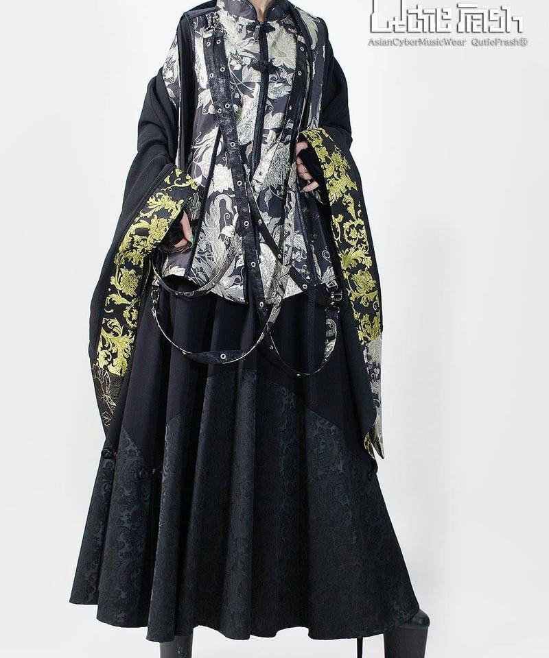 QutieFrash/キューティーフラッシュ9918-BT 後ろロングチャイナベスト