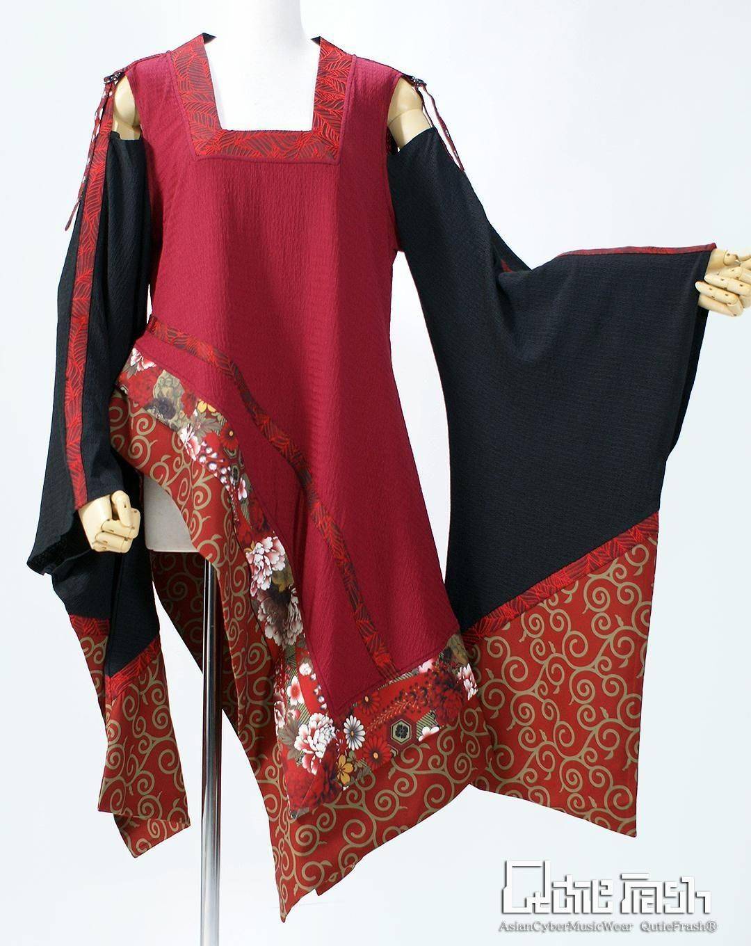 キューティーフラッシュ 着物チュニック ピンク Quite Frash 着物チュニック(ピンク) 【公式通販】