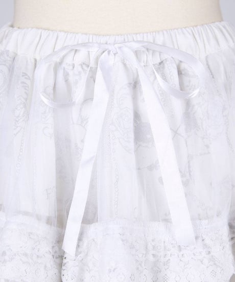 h.NAOTO/エイチ・ナオト　Fluffy Bunny Volume Pannier / WH
