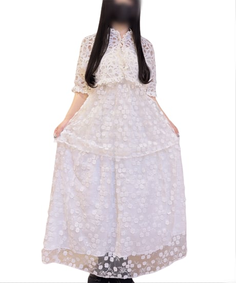 4298 SHIZUKA KOMURO ワインドフラワーレースボレロ [561-120142]