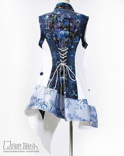 QutieFrash/キューティーフラッシュ 9891-OP 胸開きチャイナチュニック