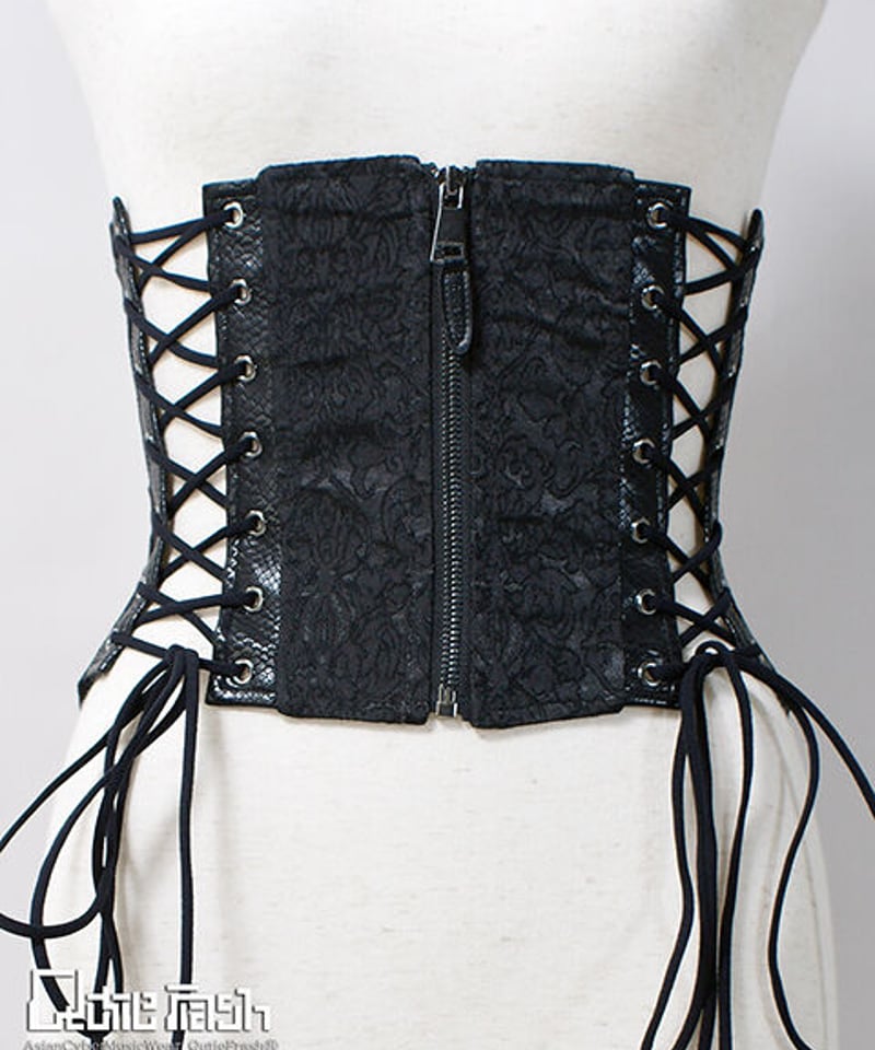 ブラック コルセット ベルト　キューティーフラッシュ キューティーフラッシュコルセット