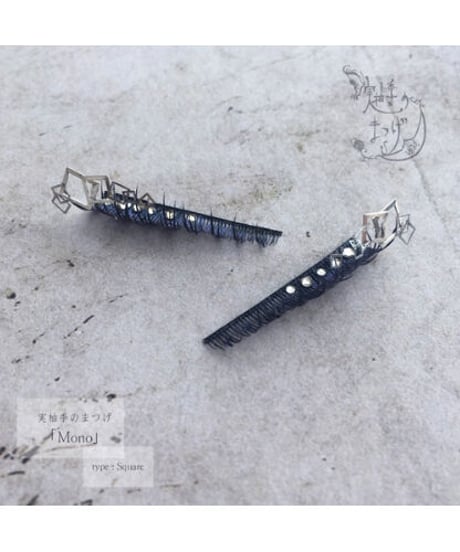 MYK WORK/実柚季　P-020    Mono   (silver/square)