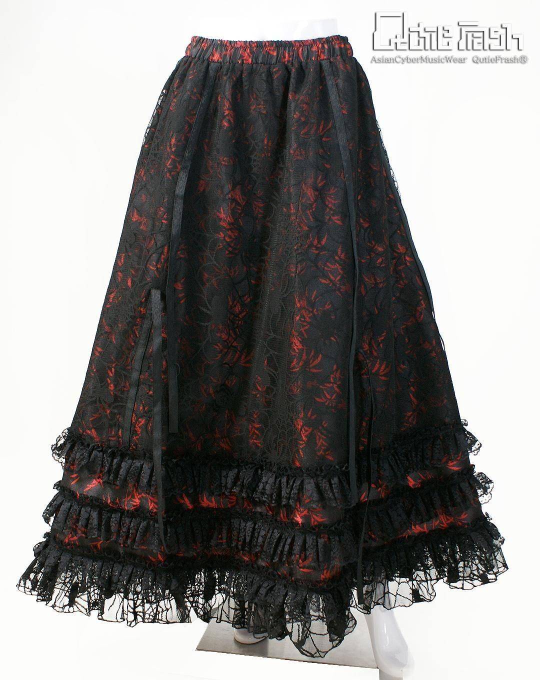 QutieFrash/キューティーフラッシュ 9923-SK 蜘蛛メッシュロンスカ