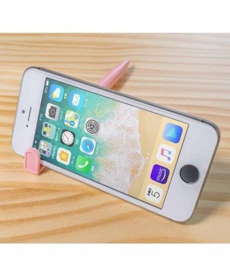 Coco&Ami/ここあみ　スマホが立てれるボールペン♪(イエロー）