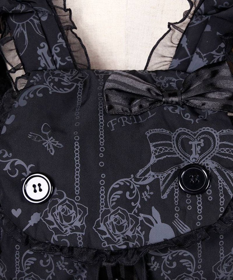 h.NAOTO/エイチ・ナオト Lovely Bunny Frill Backpack / B
