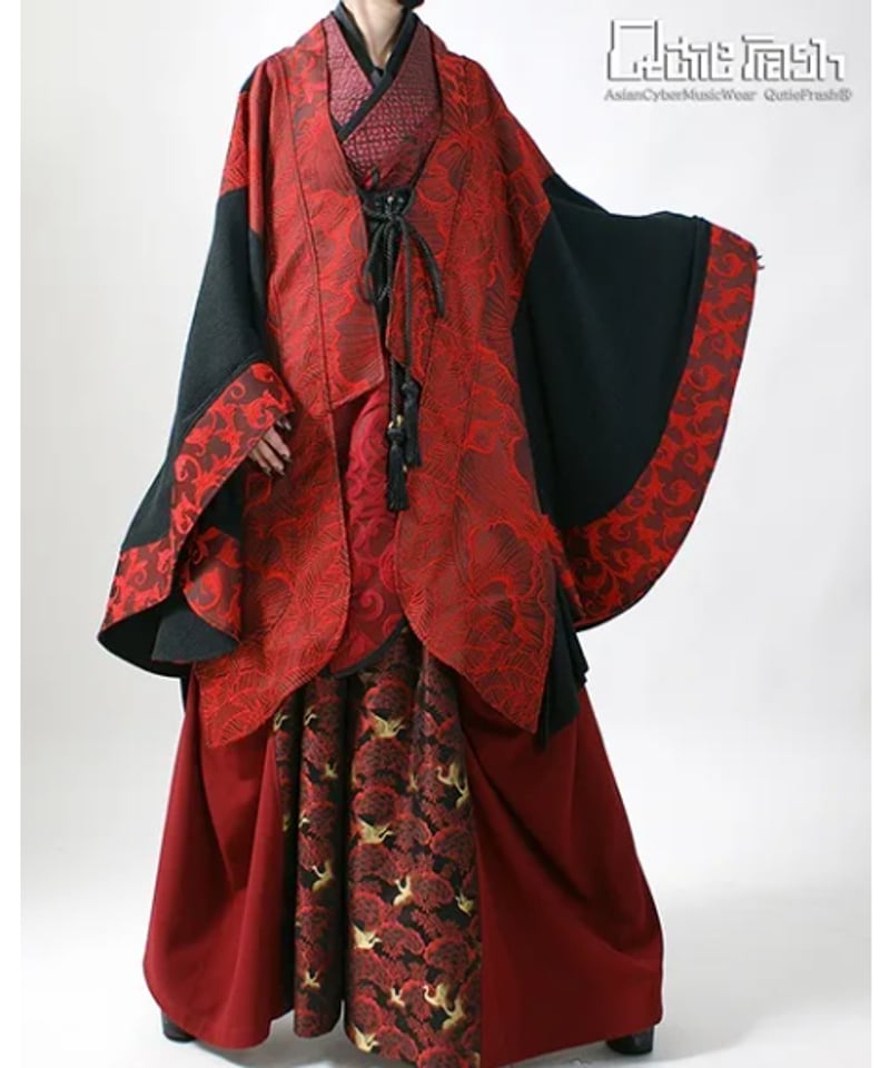 Qutie Frash キューティーフラッシュ ロング着物カーデ