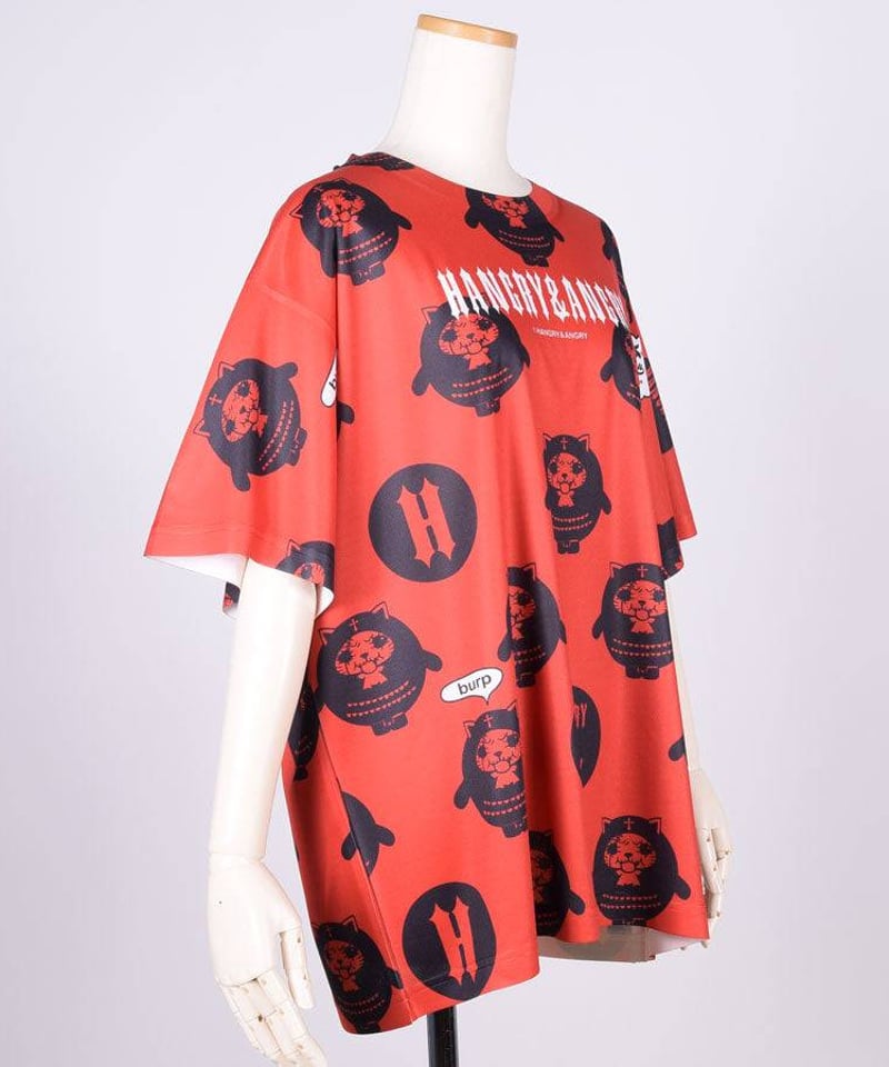 h.NAOTO/エイチ・ナオト Chubby Angry Dotty T-SH / RD |